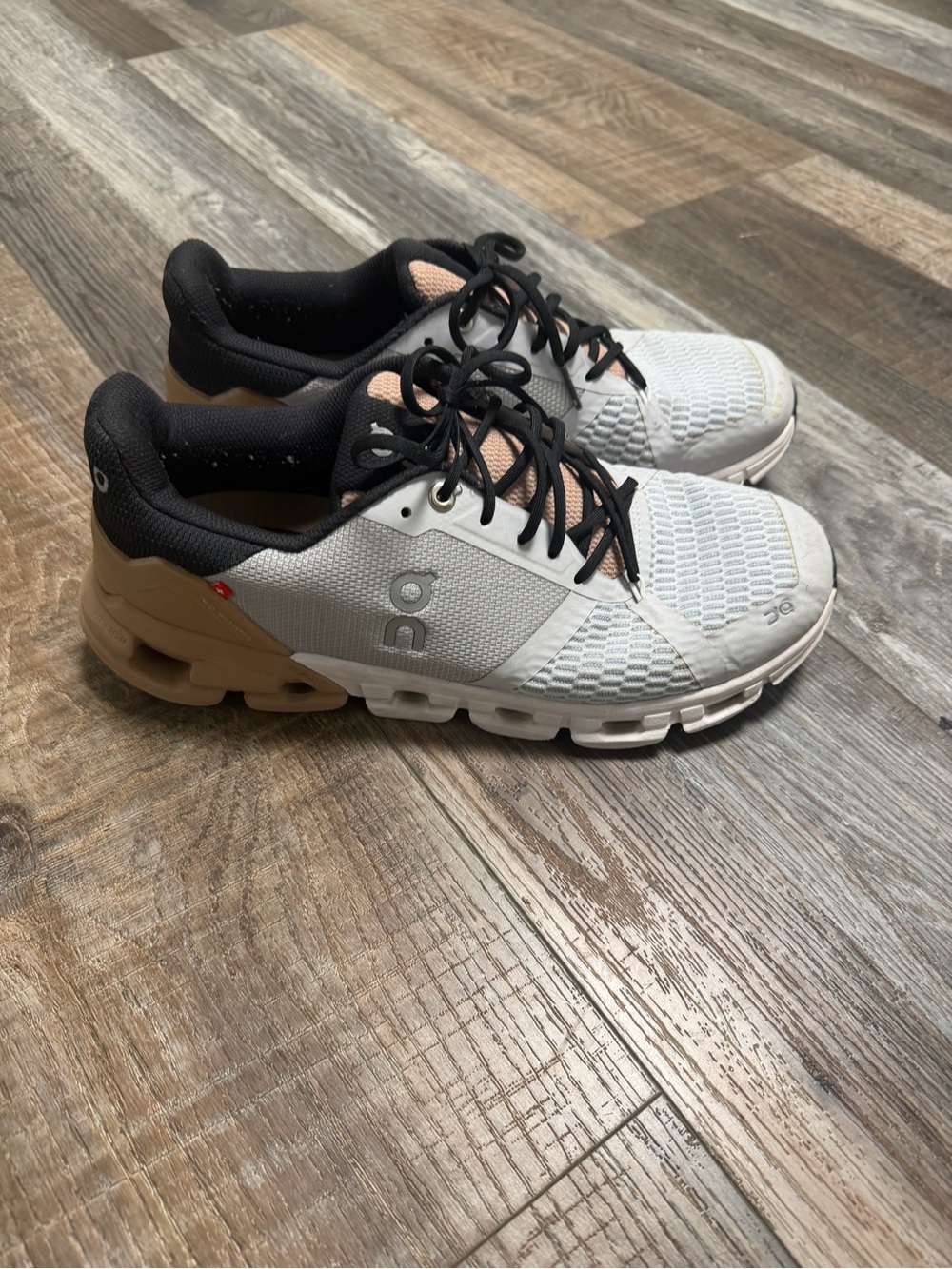 On Cloudnova Women's Athletic Sneakers in White/Black